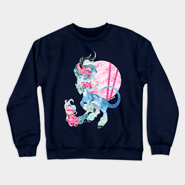 BubbleGum Kirin Crewneck Sweatshirt by Shiro Narwhal